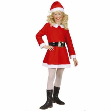 Rood wit kerstjurkje meisjes