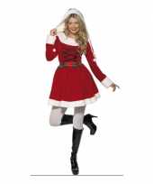 Kerstjurk lange mouwen dames